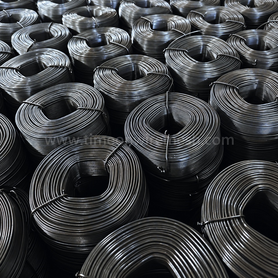 Black annealed wire coils