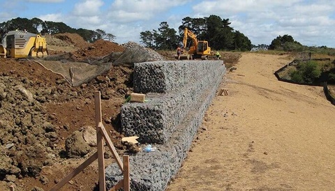 Gabion Box project supplied for Eddie Mann