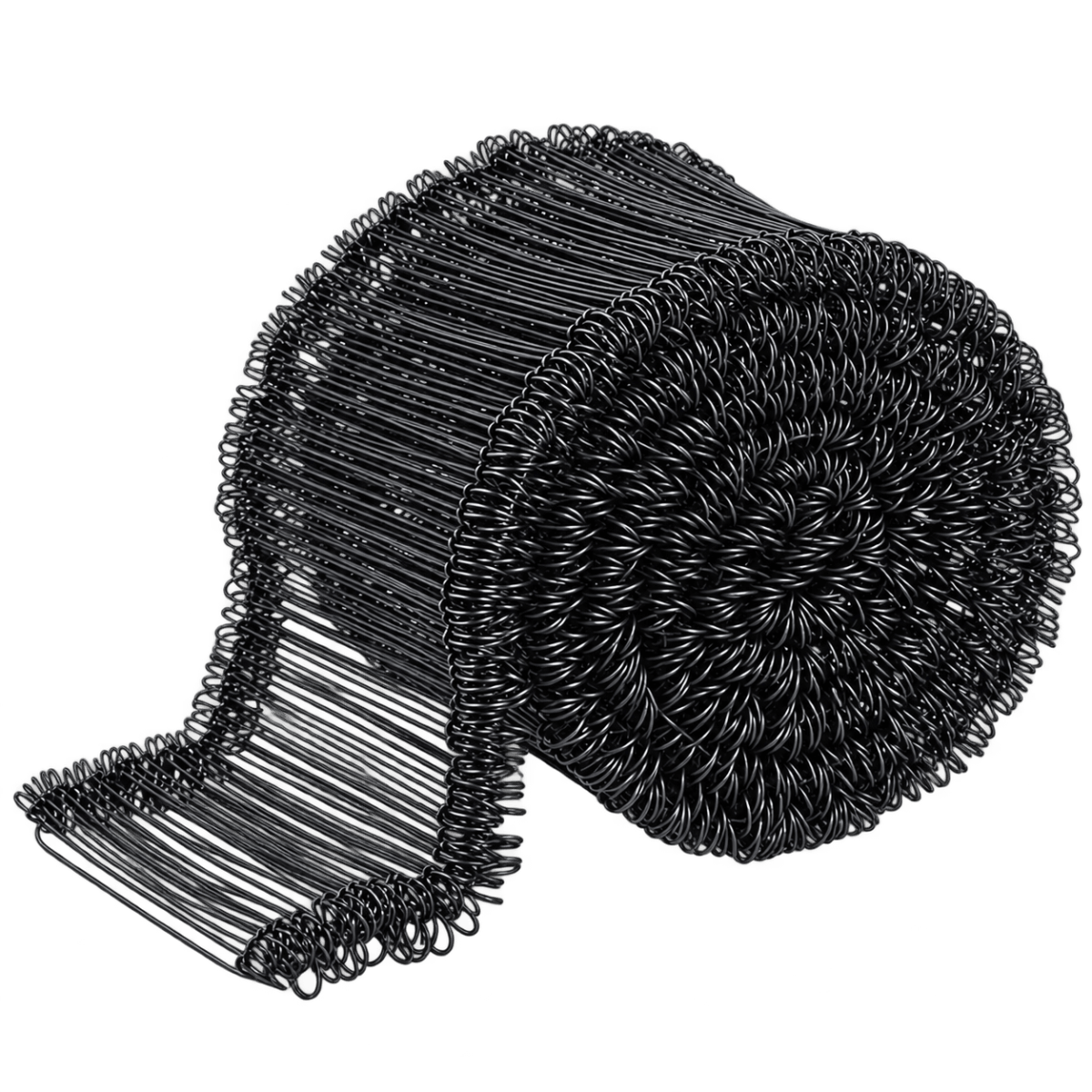 Bundles of black loop tie wire